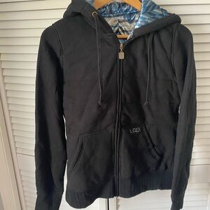 Matix Black Hoodie with White Embroidered Logo